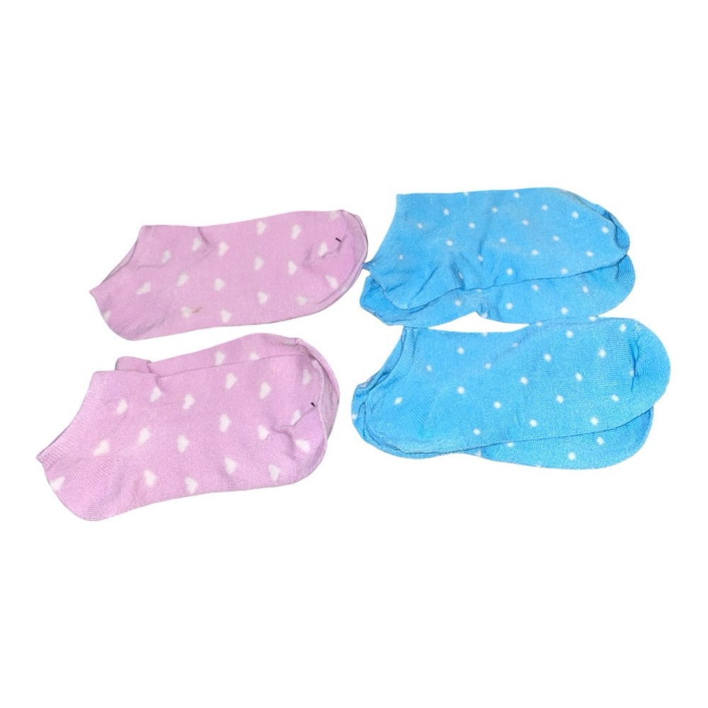 NEW 4-Pairs of Kids Polyester Girl Socks (Color Pack 2)